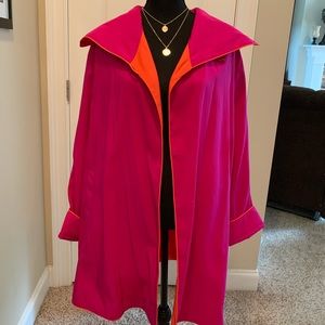 Reversible Jacket - Fuscia/Orange